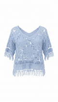 Crochet Coverup/Top White