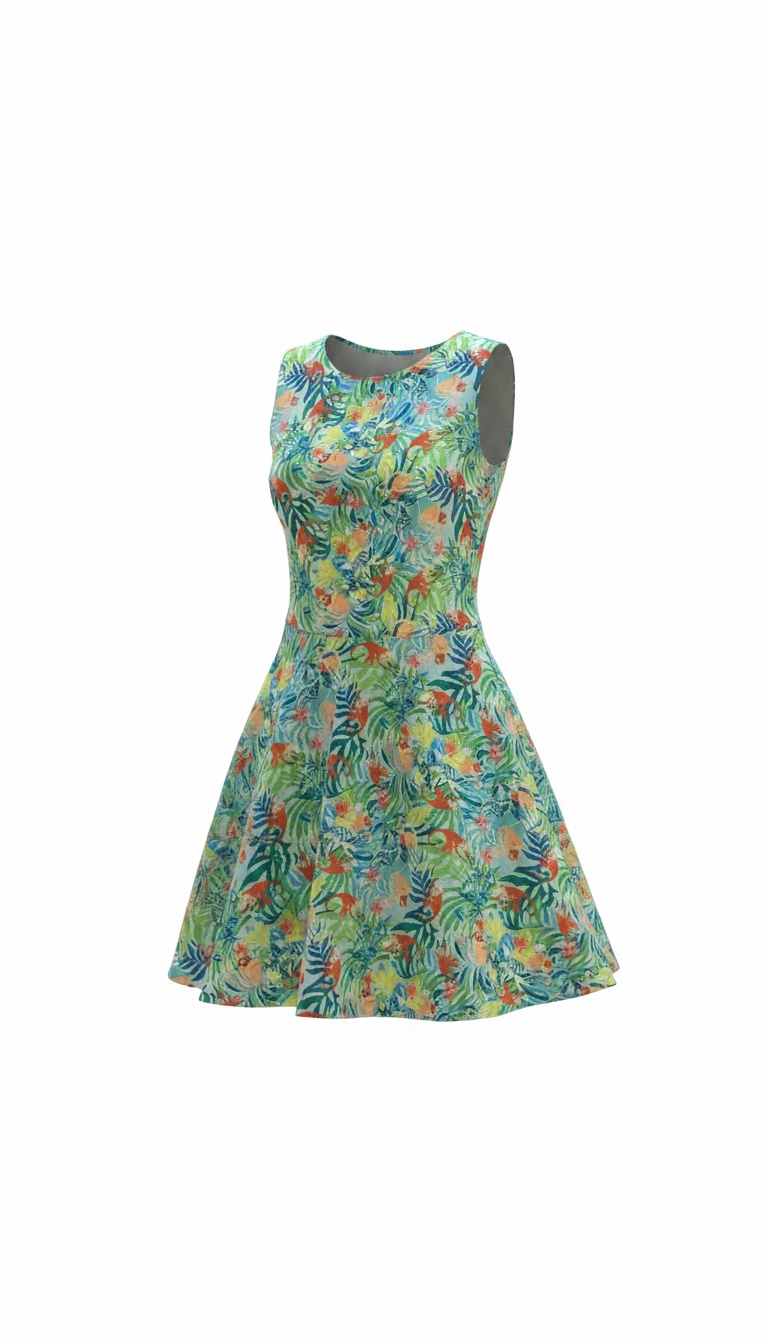 Maria Dress Monkying Around