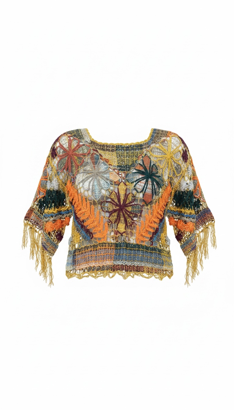 Crochet Top MultiColor