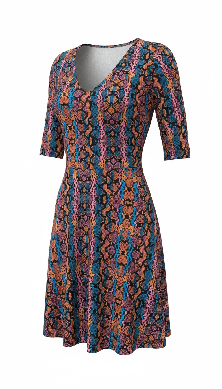 Rejane DeLux Snake Print