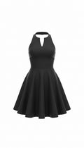 Alison A-Line Skort-Dress Black
