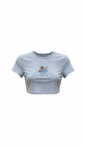 Siesta Key Souvenir Cropped Top – Blue | Sunset Vibe Siesta Key
