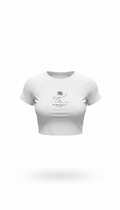 AMI Souvenir Cropped Top – White | Tropical Mode On Anna Maria Island