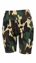 Biker Shorts – Military Print