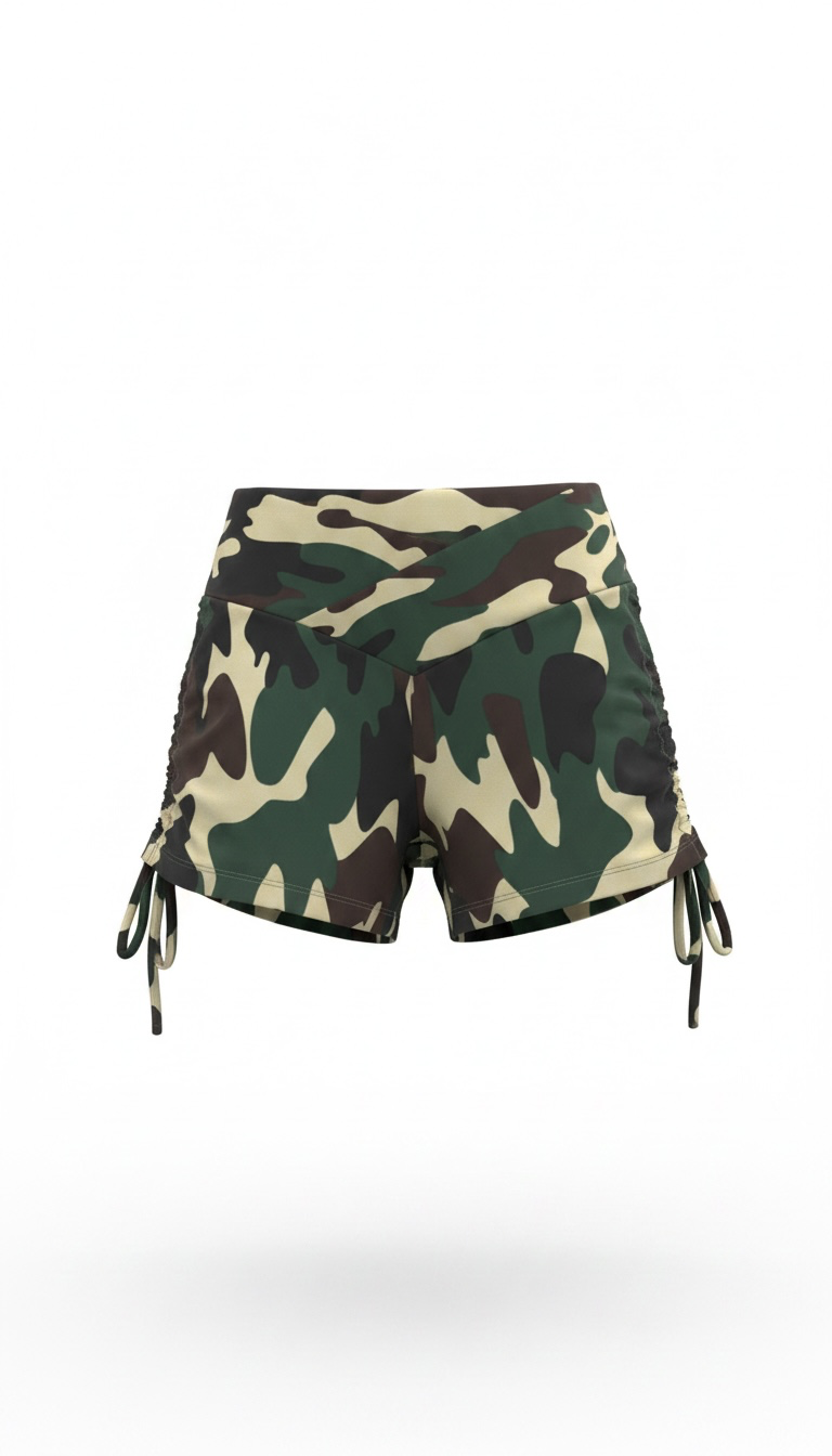 Bootie Shorts – Military Print